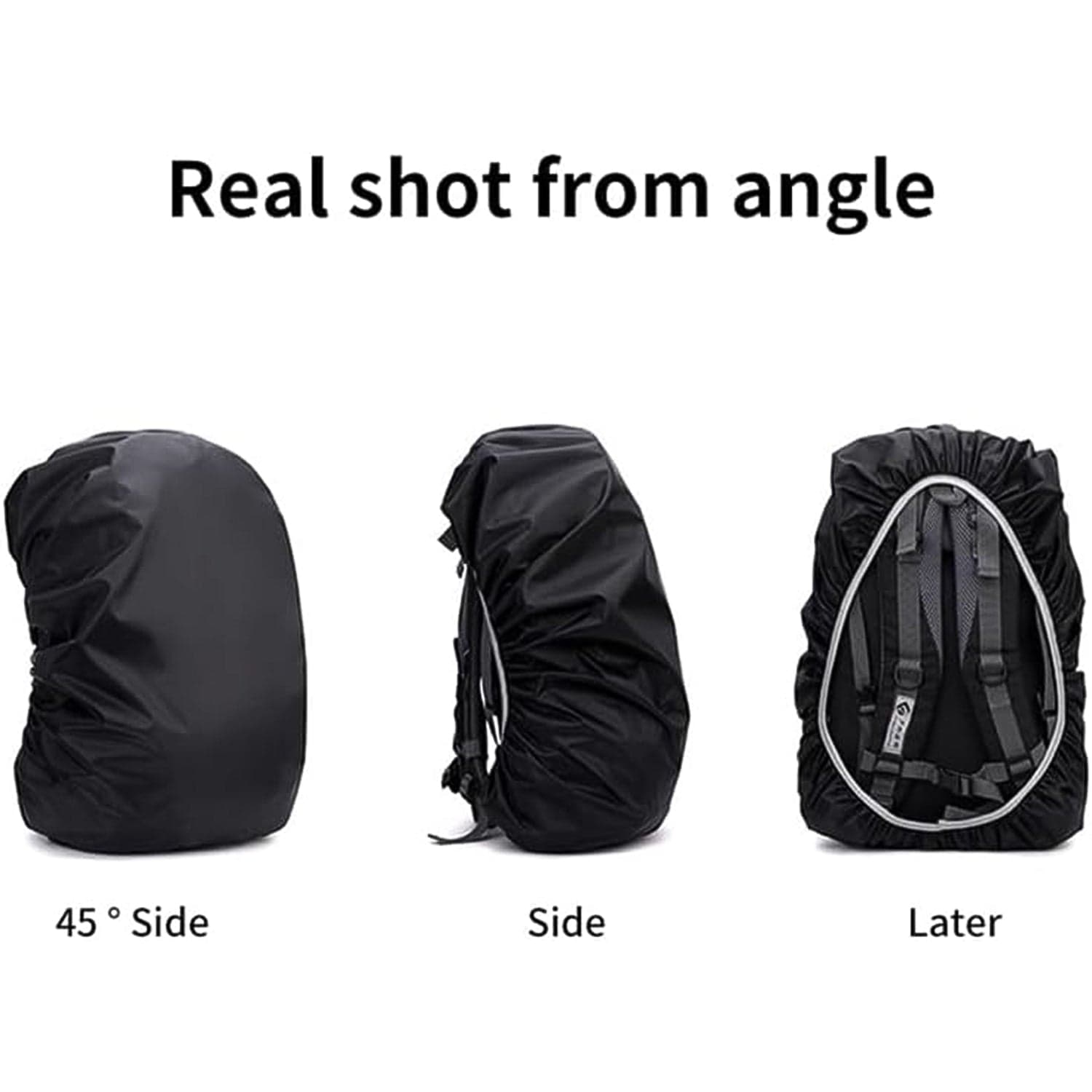 Heavy Waterproof Nylon Rain Cover/Dust Cover - Elastic Adjustable For Laptop Bags And Backpacks thumbnail 6