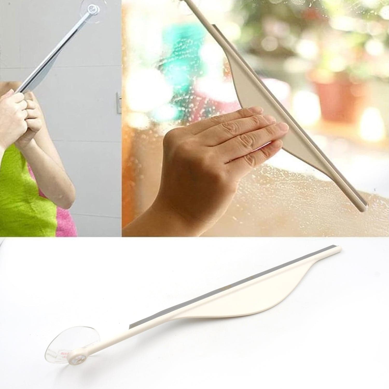 All-in-One Cleaner: Squeegee for Shower, Bathroom & Windows thumbnail 1