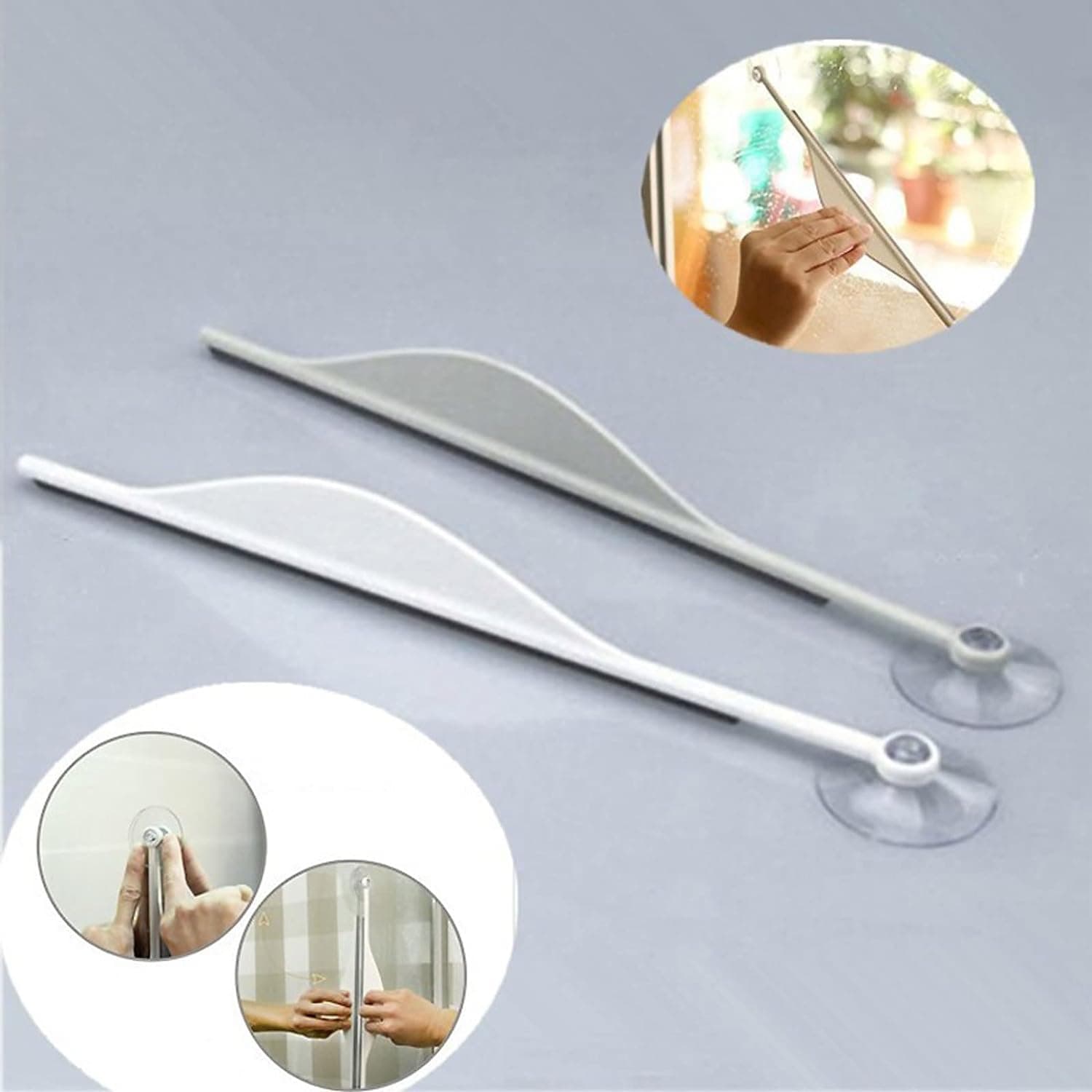 All-in-One Cleaner: Squeegee for Shower, Bathroom & Windows thumbnail 4