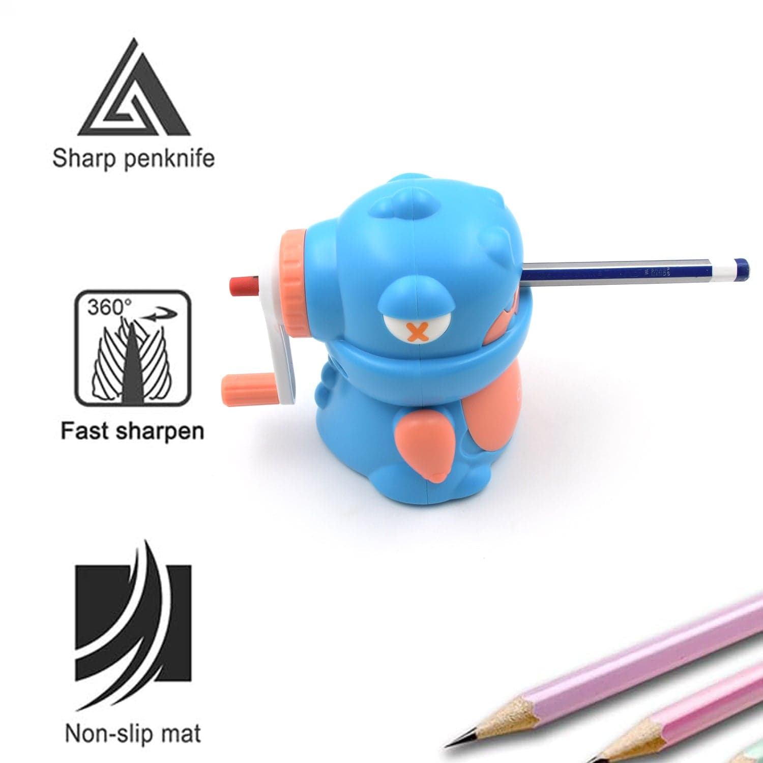 Sharpener For Pencil With Removable Tray Hardiness Steel Cutter ID-4109 thumbnail 6