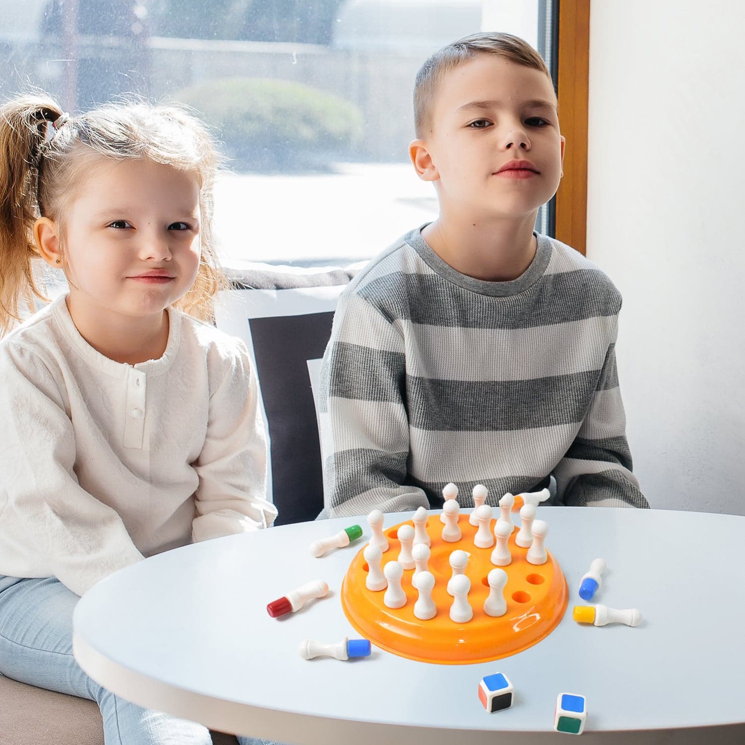 Plastic Brain Teaser Memory Chess Game (1 Set) thumbnail 4