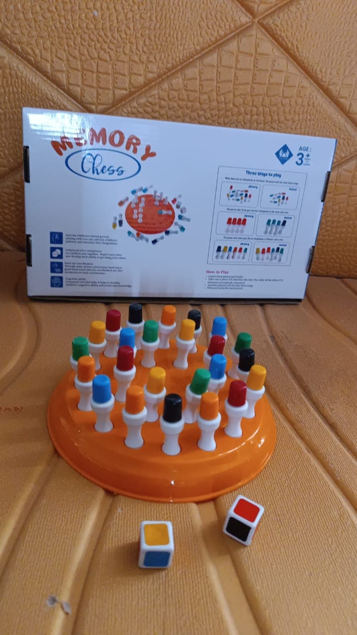 Plastic Brain Teaser Memory Chess Game (1 Set) thumbnail 8