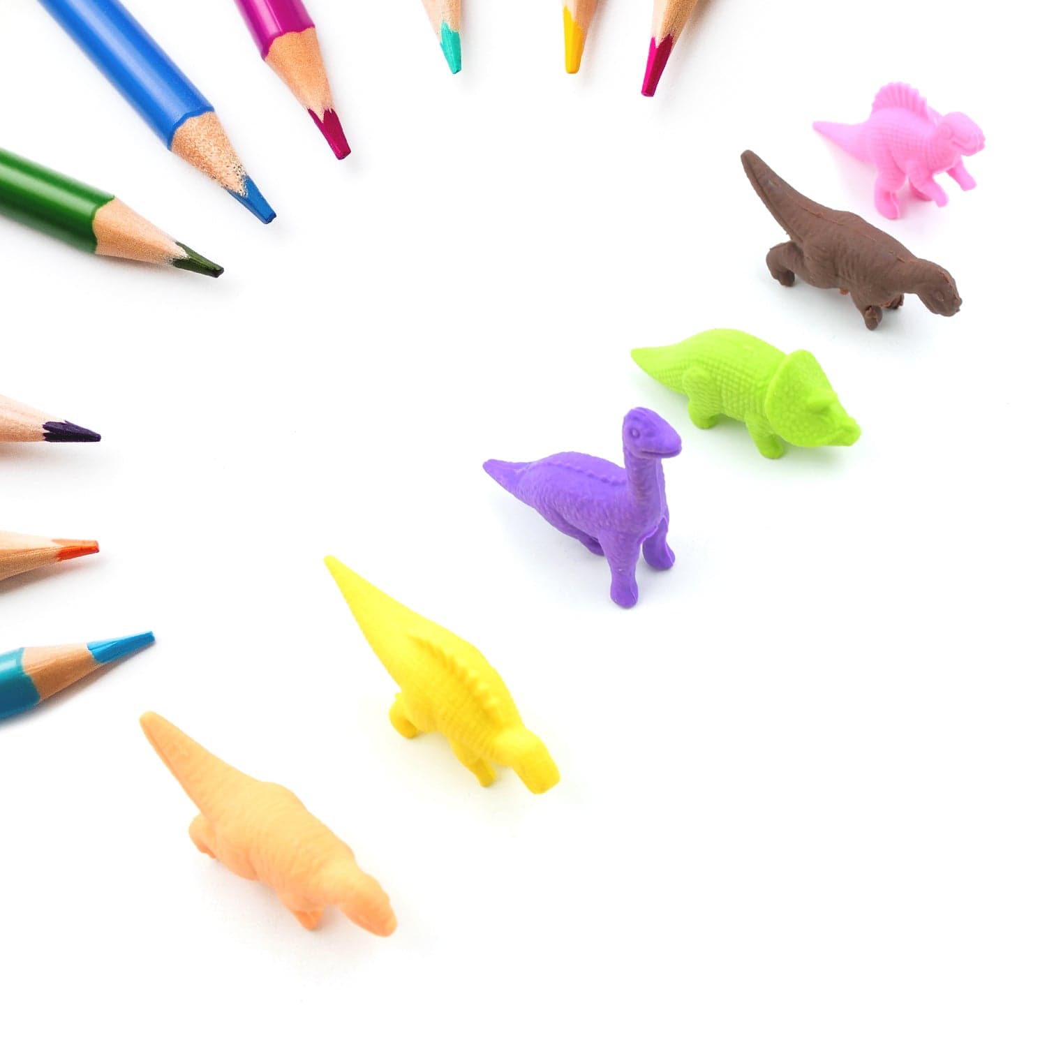 Dinosaur Shaped Erasers for Kids, 3D Puzzle Erasers, Classroom Prizes (6 Pcs Set) thumbnail 3