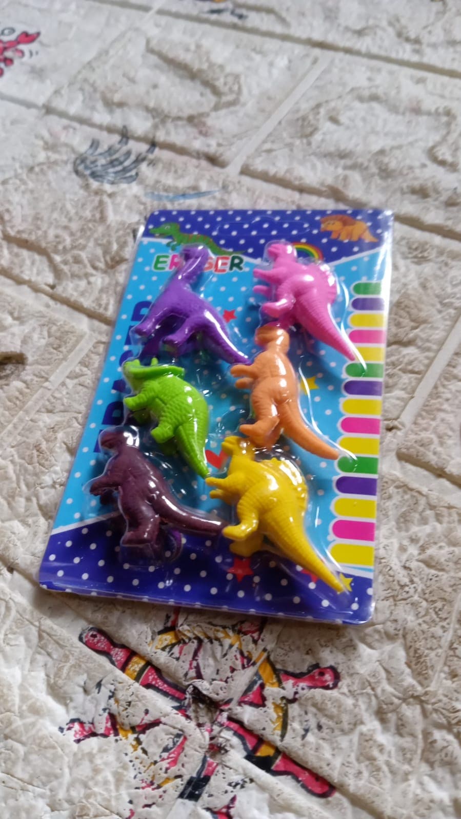 Dinosaur Shaped Erasers for Kids, 3D Puzzle Erasers, Classroom Prizes (6 Pcs Set) thumbnail 7
