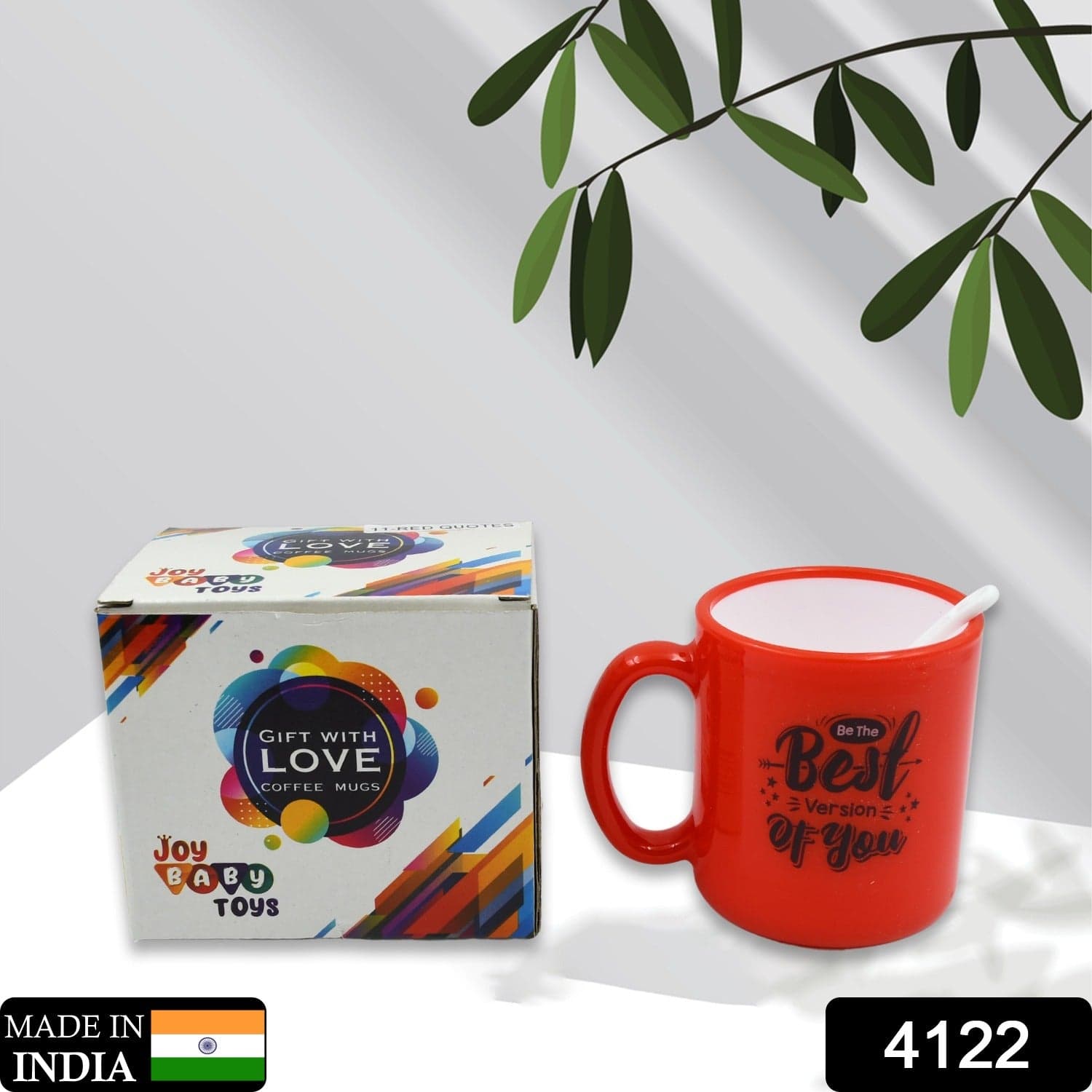 Coffee Mug With Spoon And Box Packing, Design Coffee Mug Used For Drinking And Taking Coffees And Some Other Beverages In All Kinds Of Places thumbnail 2