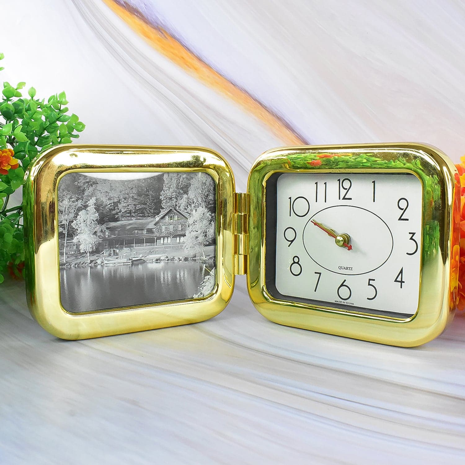 Portable Foldable Desk Clock of Space-Saving and Stylish (1 Pc) thumbnail 4