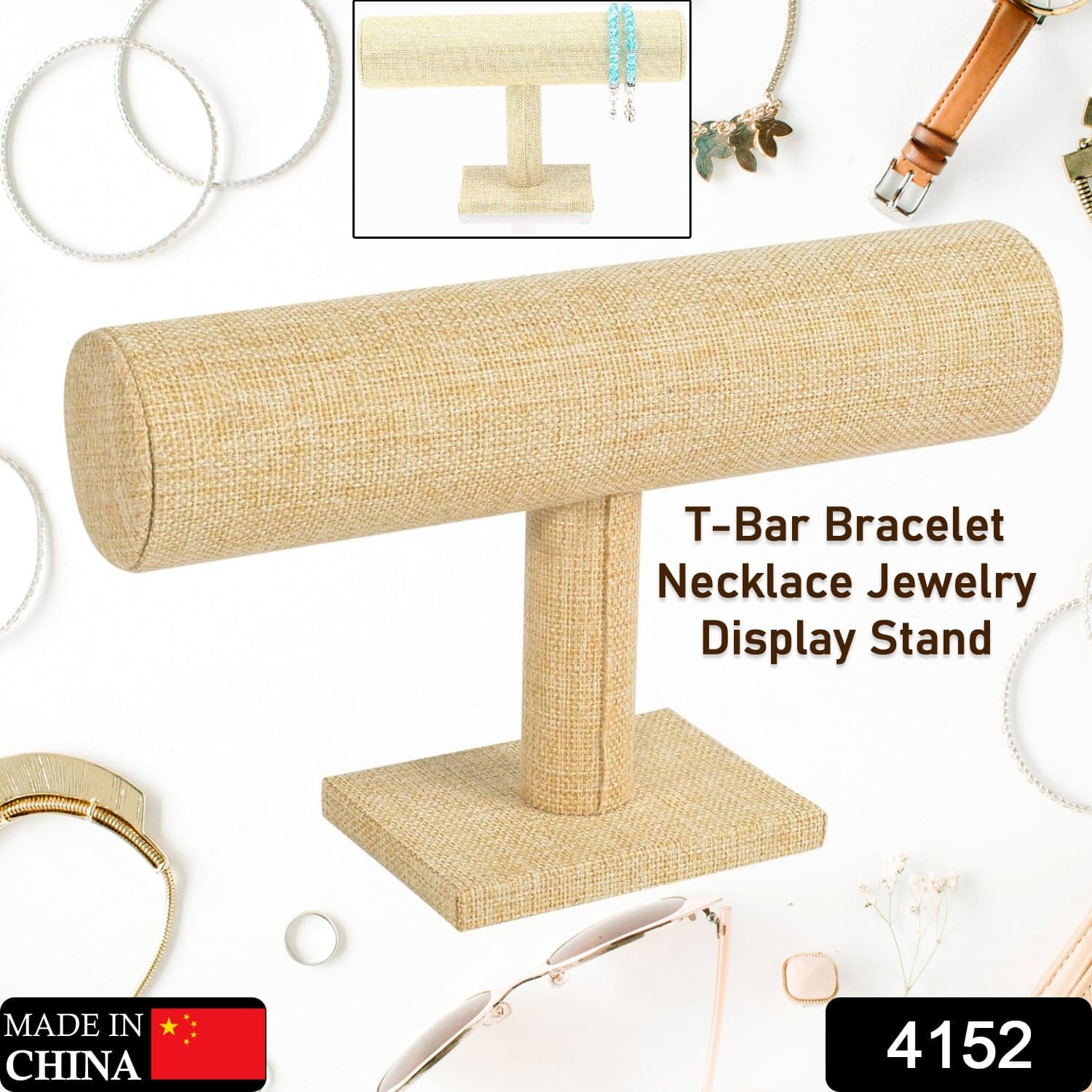 Jewelry Display Rack Bracelet Display Portable Bracelet Stand (1 Pc) thumbnail 2