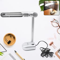 Multifunctional Led Desk Lamp Dimmable Office Lamp Children'S Student Desk Lamp Reading Lamp White Eye-Caring Desk Light