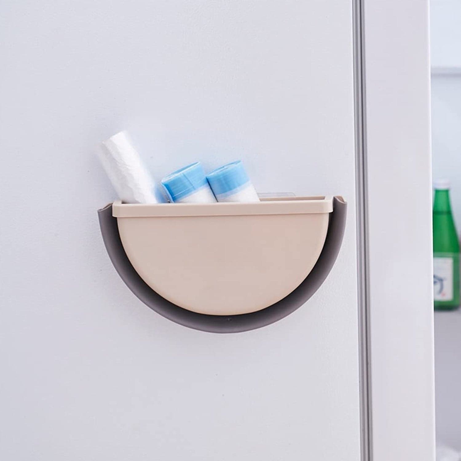 Wall Mounted Hanging Trash Can With Adhesive Hook thumbnail 7