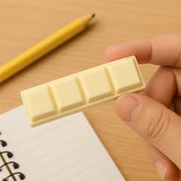 3D Chocolate Shaped Erasers Soft Pencil Erasers Supplies For Office School Students Drawing Writing Classroom Rewards For Return Gift