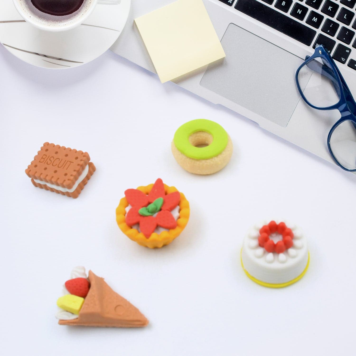 3D Fast Food Erasers Set, Cute Mini Colorful Erasers for Kids Gift & School (5 Pcs) thumbnail 1
