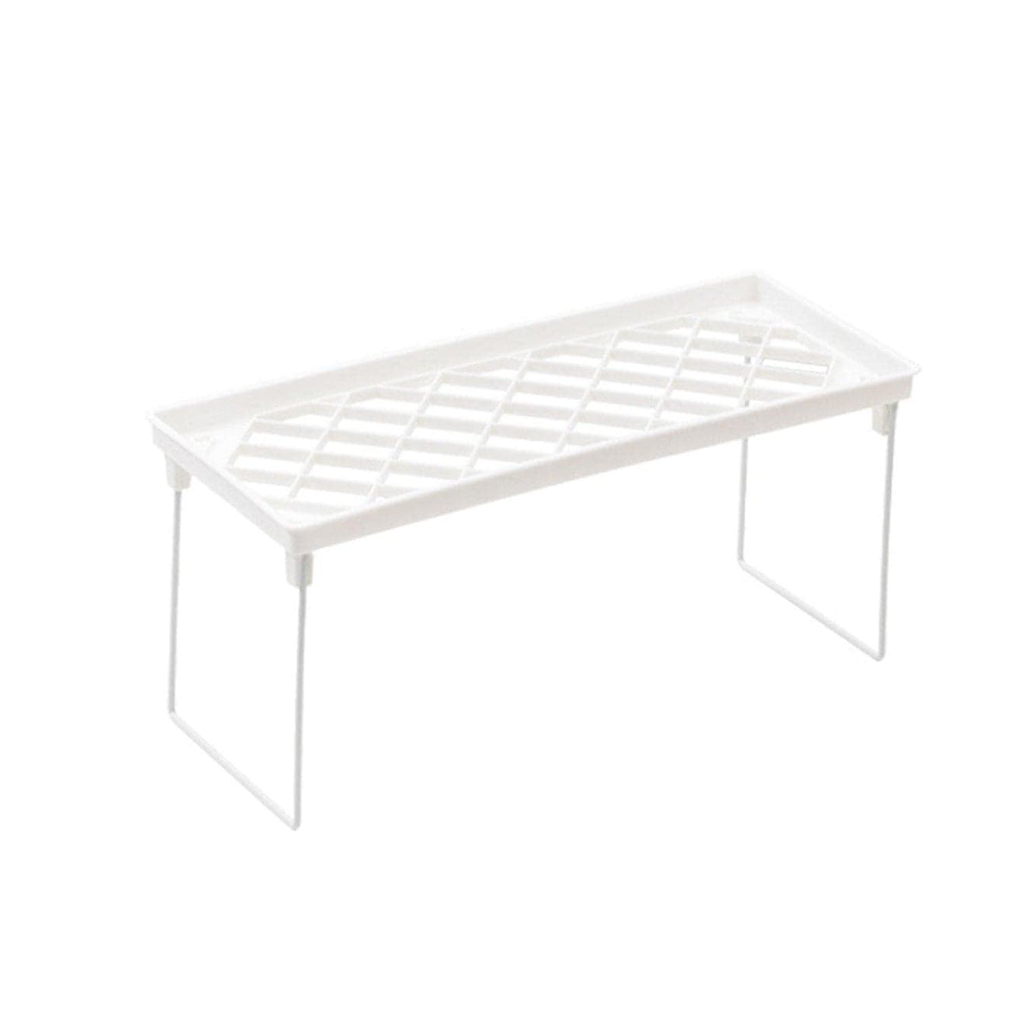 Folding Storage Organizer Stack Shelf Rack (1 Pc) thumbnail 5