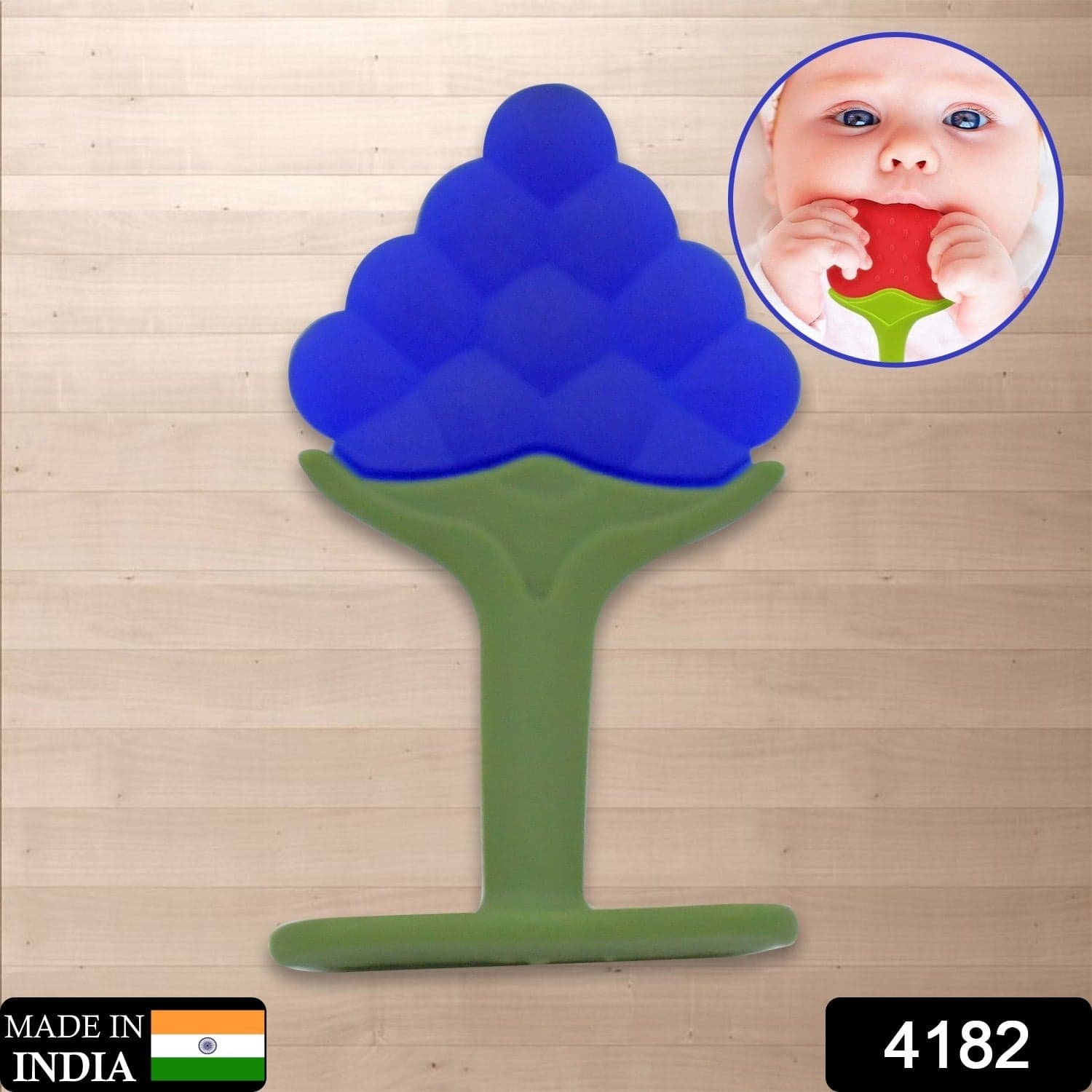 Soothe Baby's Gums: Safe & Fun Silicone Teether for Toddlers (3+ Months) thumbnail 2