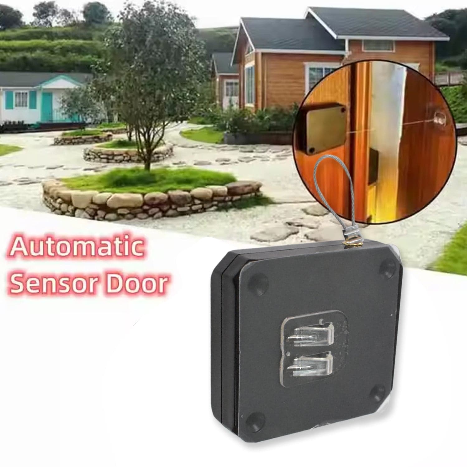 Automatic Door Closer Punch-Free Automatic Sensor Door Closer With 4 Screw thumbnail 6