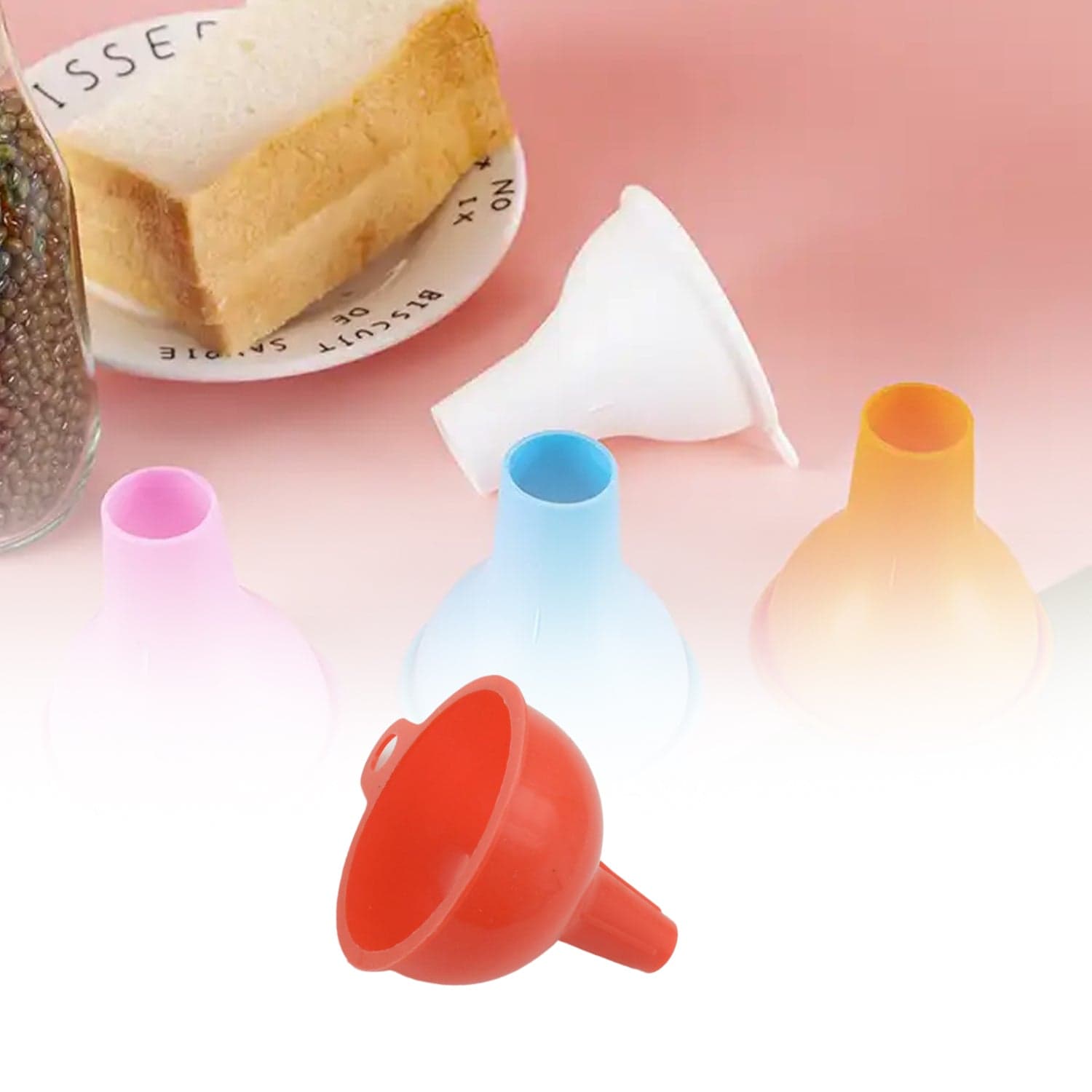 Food-Grade Silicone Funnel: Safe & Easy Transfer for Liquids & Grains (1 Pc) thumbnail 8