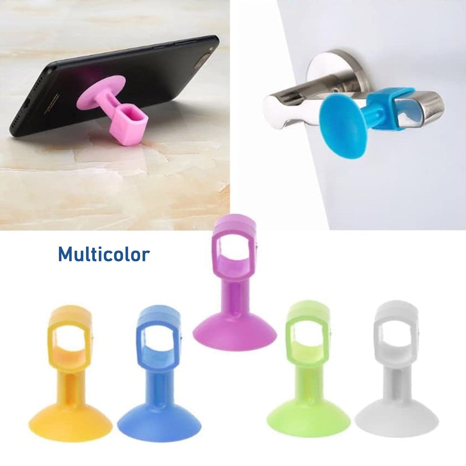 Self-Sucking Silicone Door Stopper (2 Pcs Set) thumbnail 8