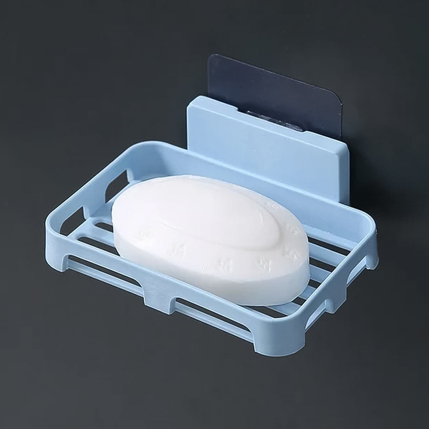 Bathroom & Kitchen Soap Holder: Self-Adhesive ,Sabudani (Plastic Box) thumbnail 3