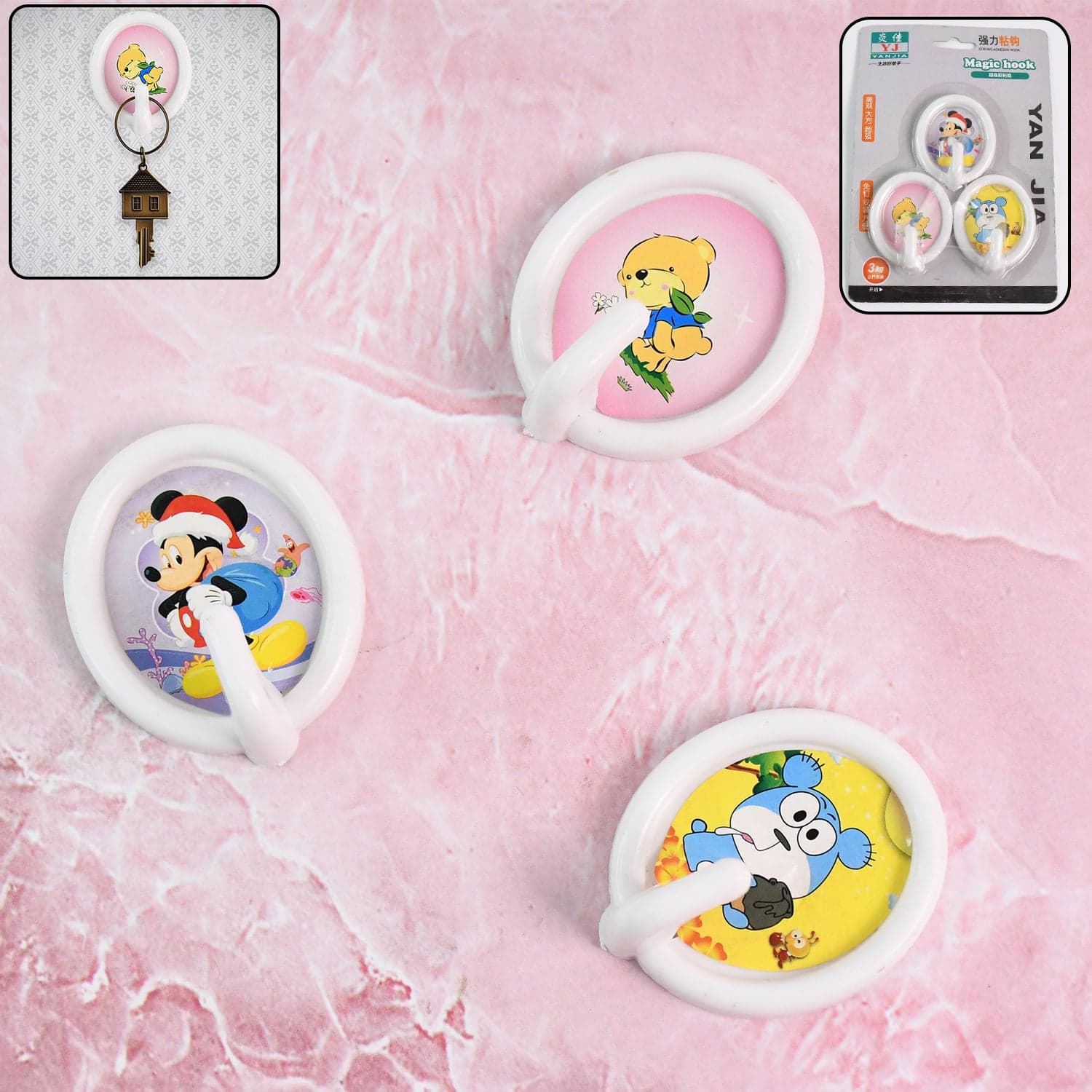 Multipurpose Wall Hooks: Kitchen, Bathroom, Door Hangers thumbnail 1