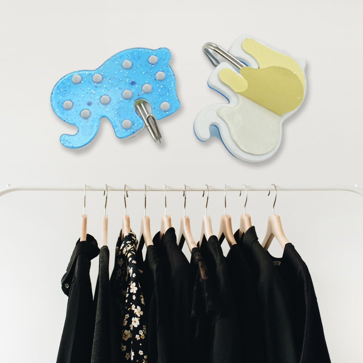 Strong Self-Adhesive Hooks (2 Pc): Heavy Duty, Waterproof, Multipurpose thumbnail 3