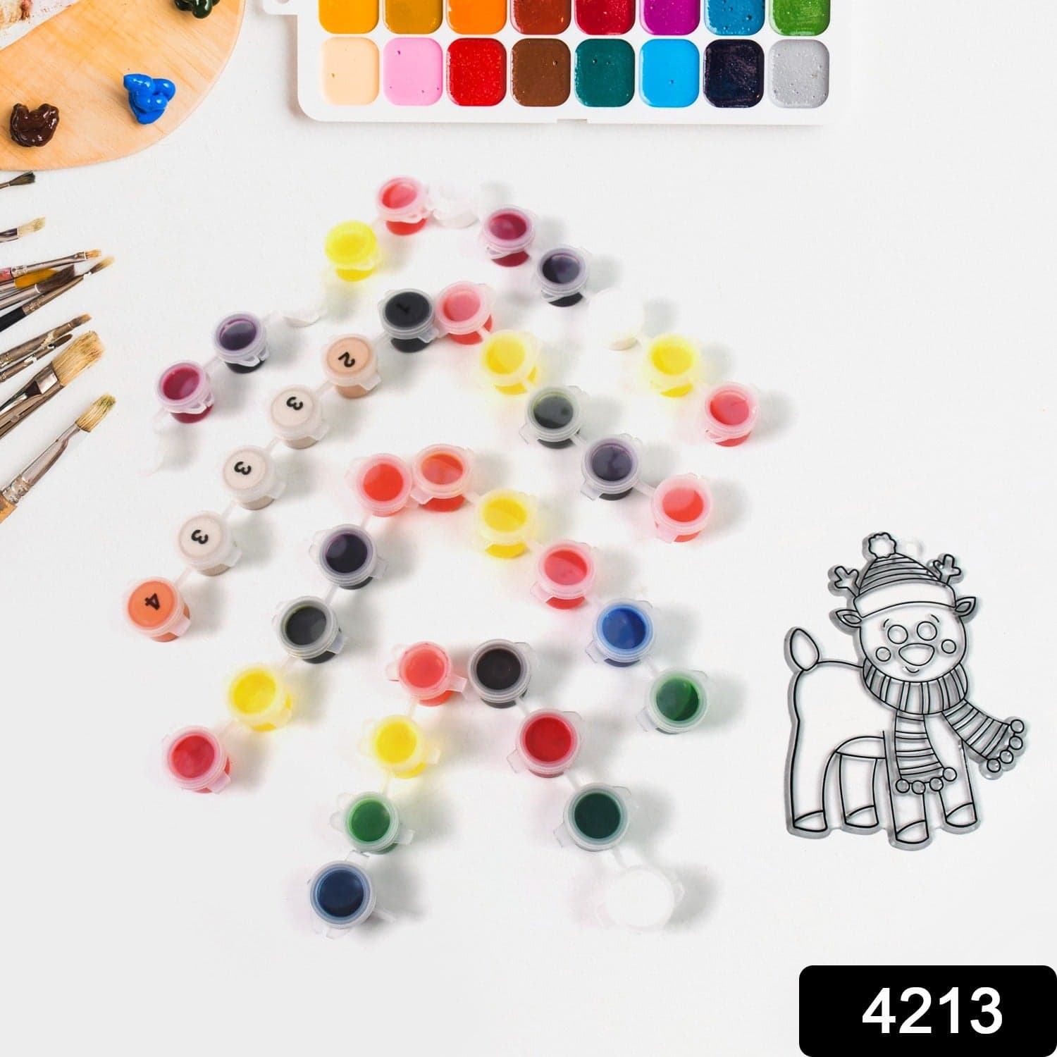 Acrylic Paint Color Kits 1 Set, Multi Color (1 Set) thumbnail 2