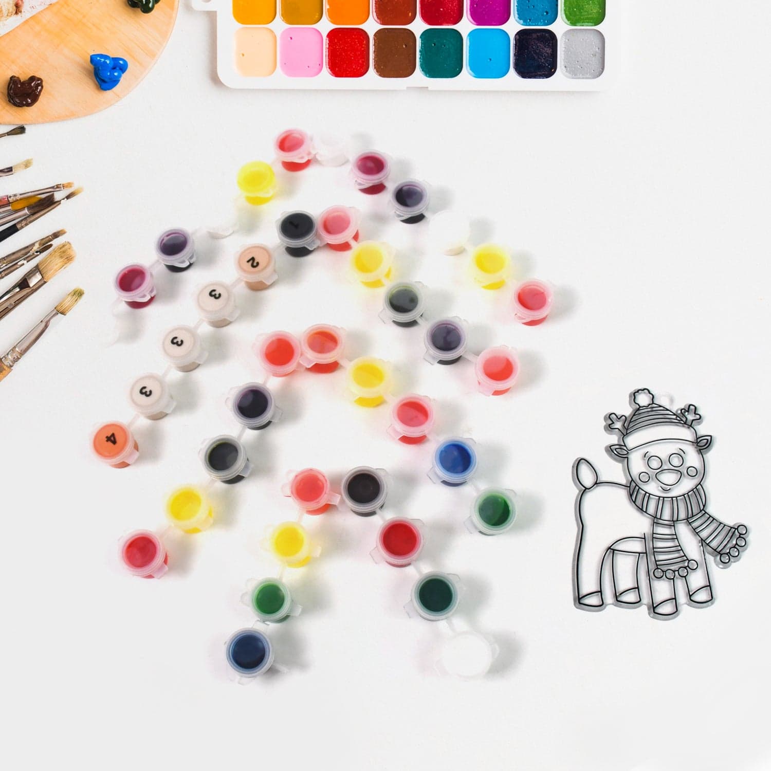 Acrylic Paint Color Kits 1 Set, Multi Color (1 Set) thumbnail 5