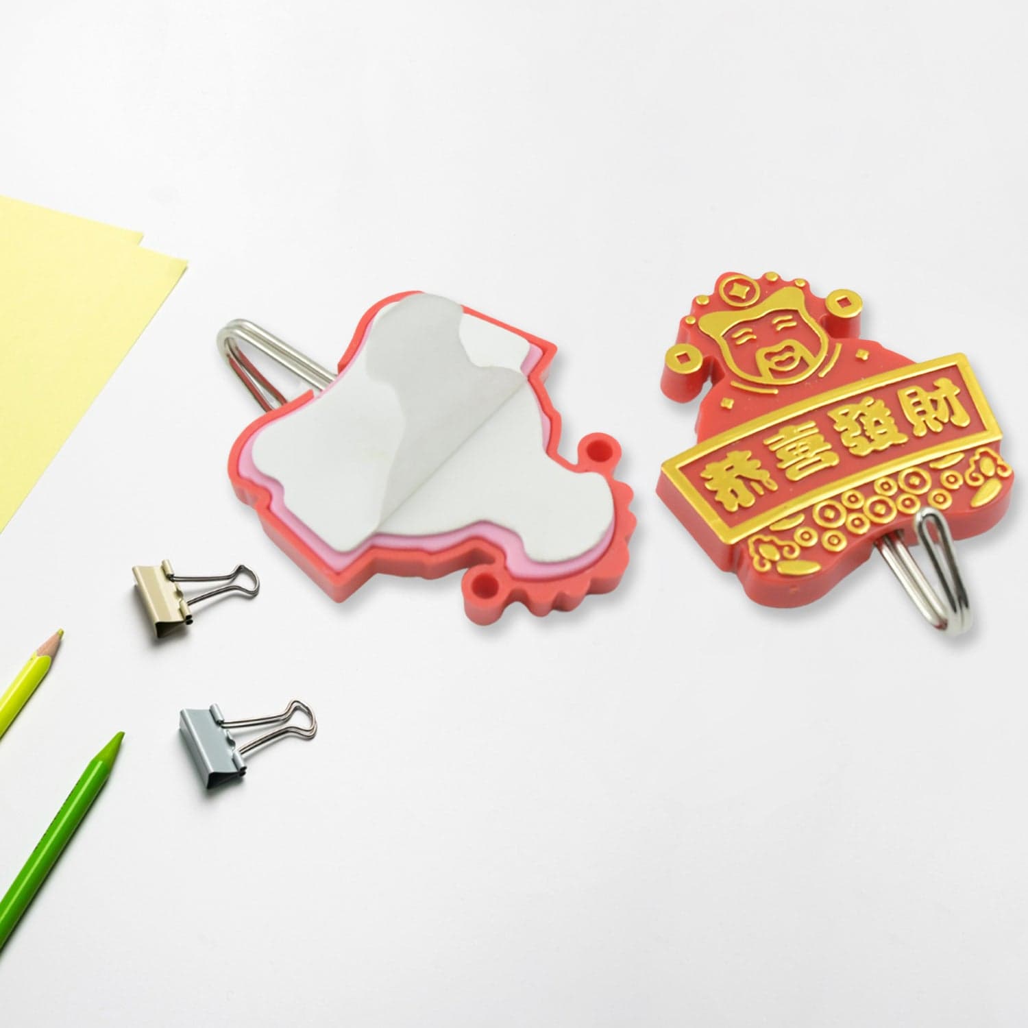 Multipurpose Self-Adhesive Hooks (2 Pc): Heavy Duty, Waterproof, Bathroom, Kitchen thumbnail 3