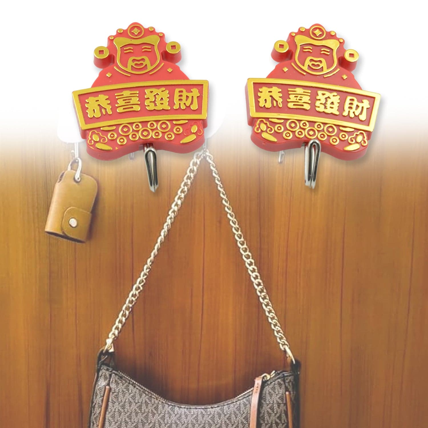 Multipurpose Self-Adhesive Hooks (2 Pc): Heavy Duty, Waterproof, Bathroom, Kitchen thumbnail 5