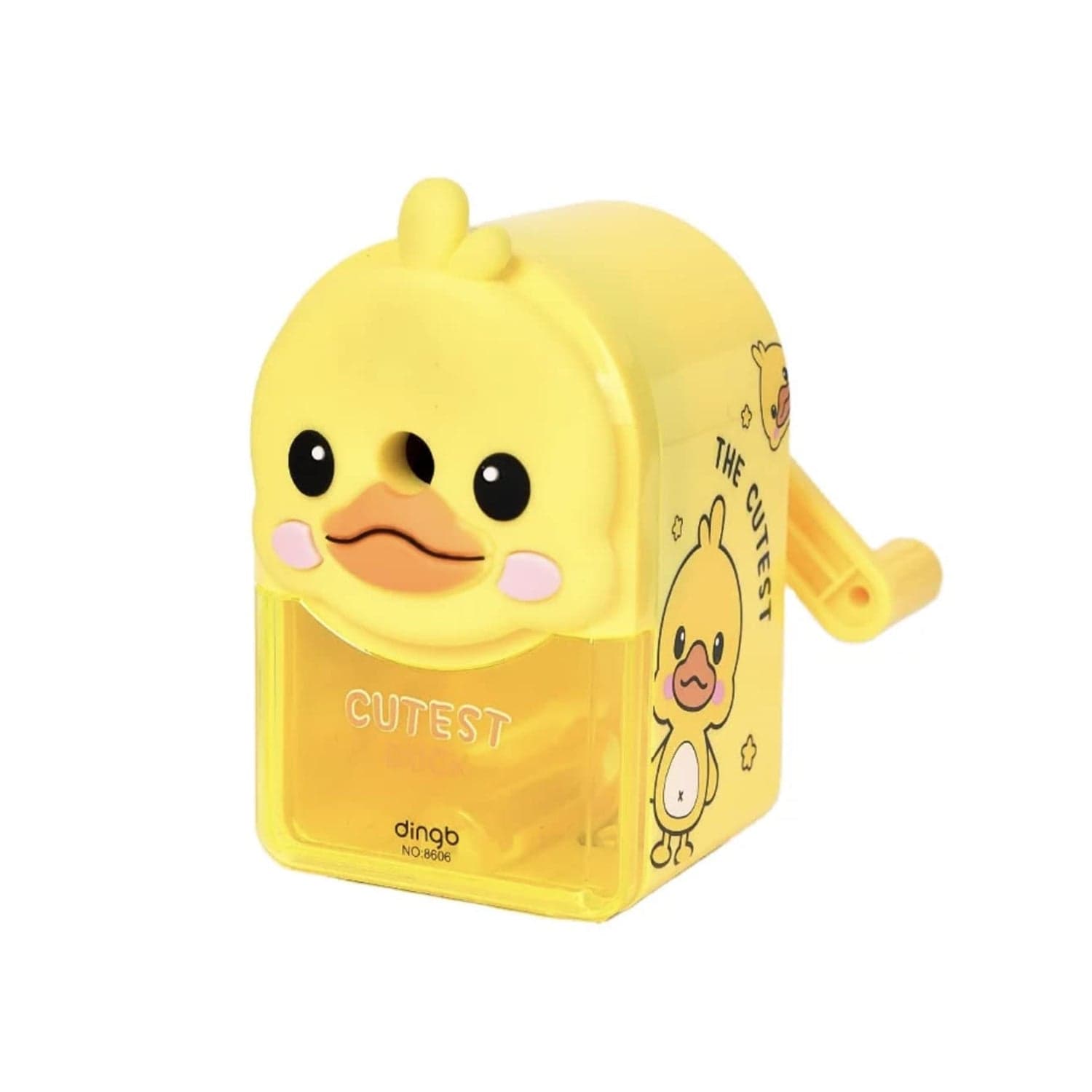 Plastic Cutest Duck Pencil Sharpener (1 Pc) thumbnail 4