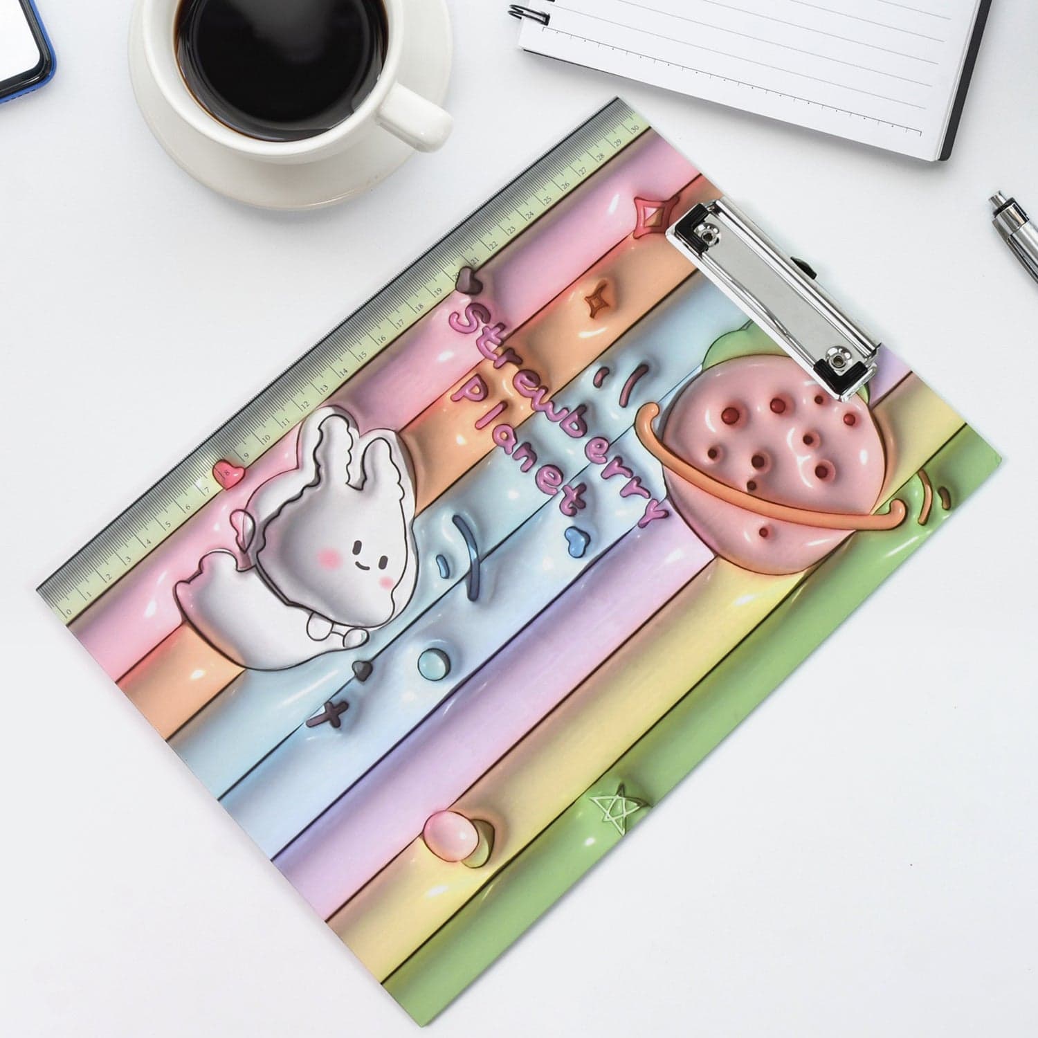 Wooden Paper Clipboard Writing Pad with Clip (1 Pc / 31—22 Cm) thumbnail 1