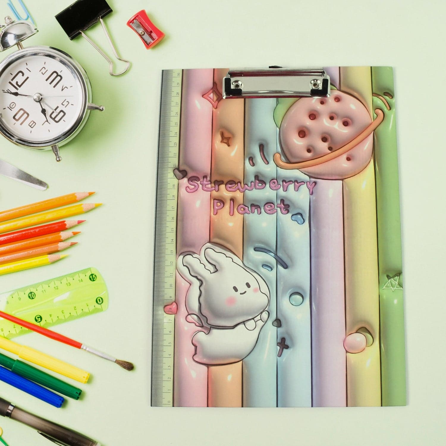 Wooden Paper Clipboard Writing Pad with Clip (1 Pc / 31—22 Cm) thumbnail 7