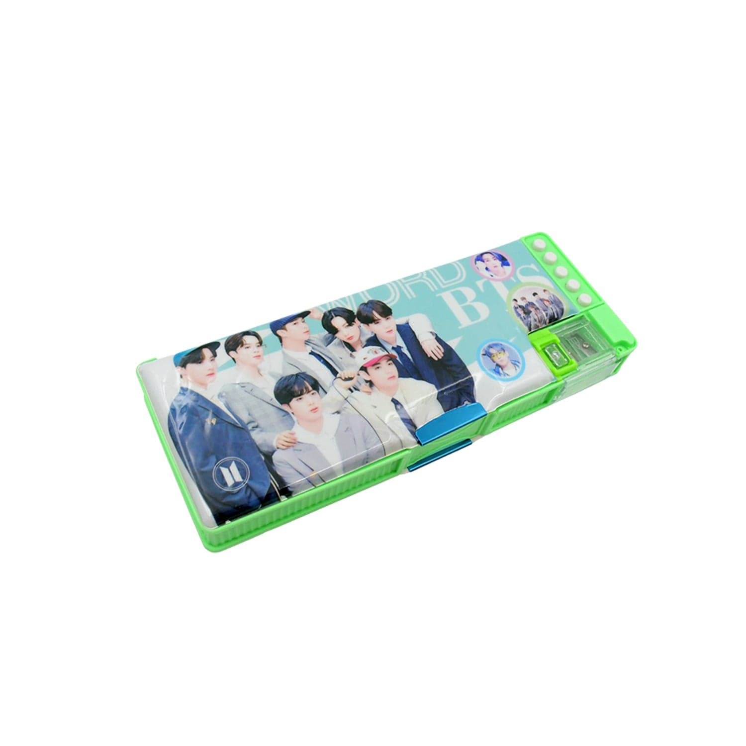 Multipurpose Compass Box (2 Compartments): Cartoon Pencil Case for Kids thumbnail 6