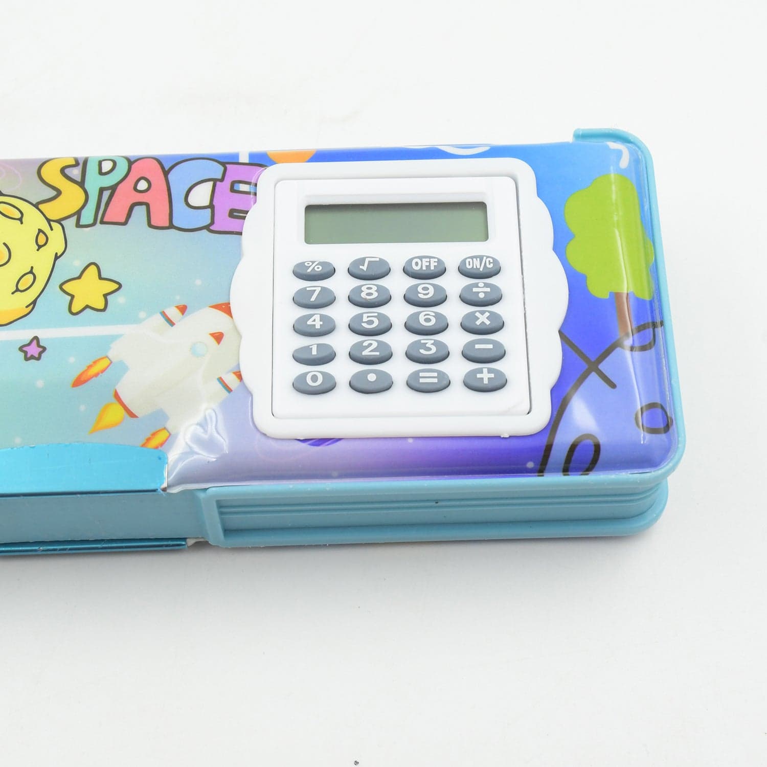 Magnetic Geometry Box - Double-Sided Pencil Case with Calculator for Students thumbnail 3