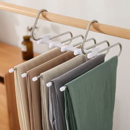 5 in 1 Stainless Steel Foldable Hangers for Clothes Hanging