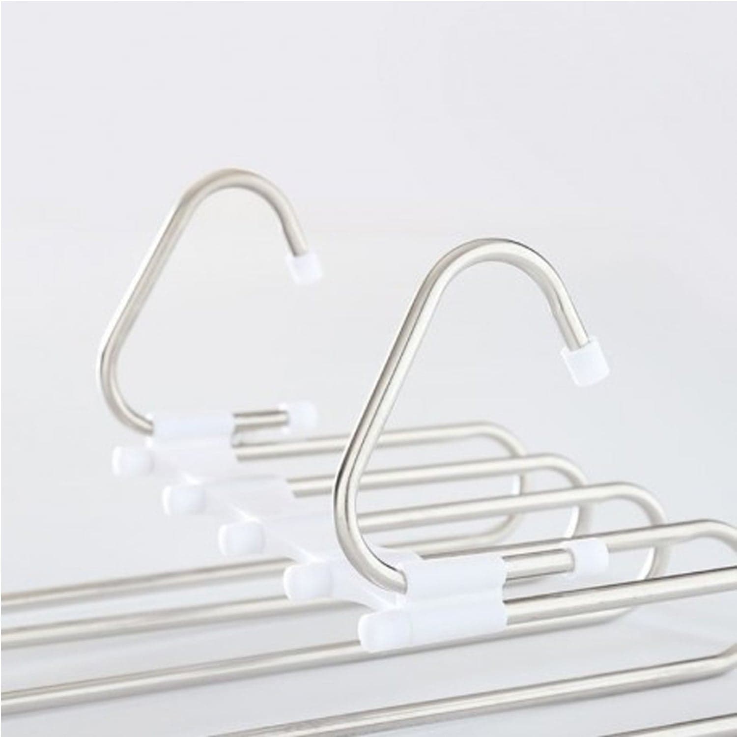 5 in 1 Stainless Steel Foldable Hangers for Clothes Hanging thumbnail 3