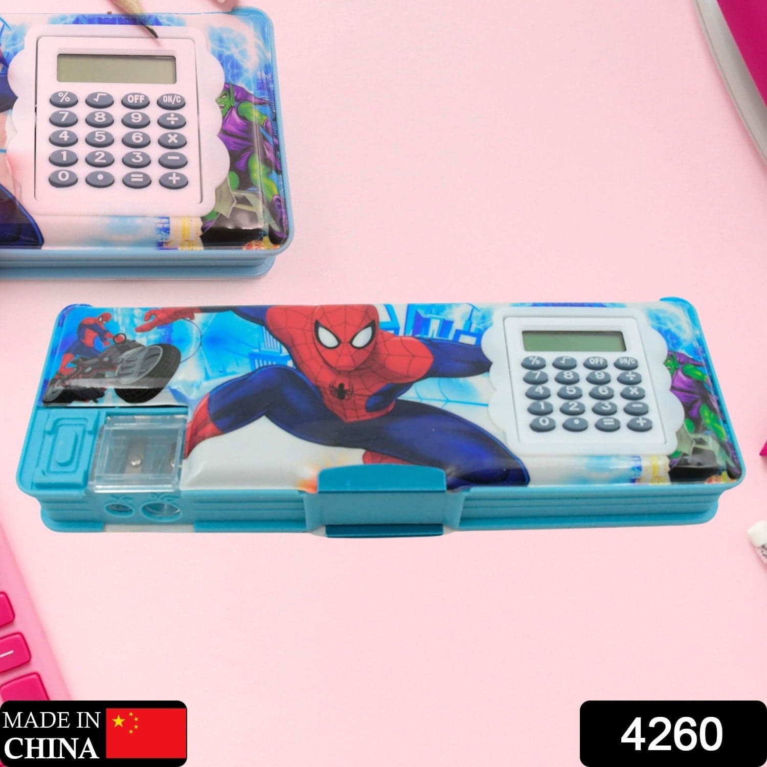 Cartoon Multi-functional Geometry Box with Calculator & Double Sharpener thumbnail 2
