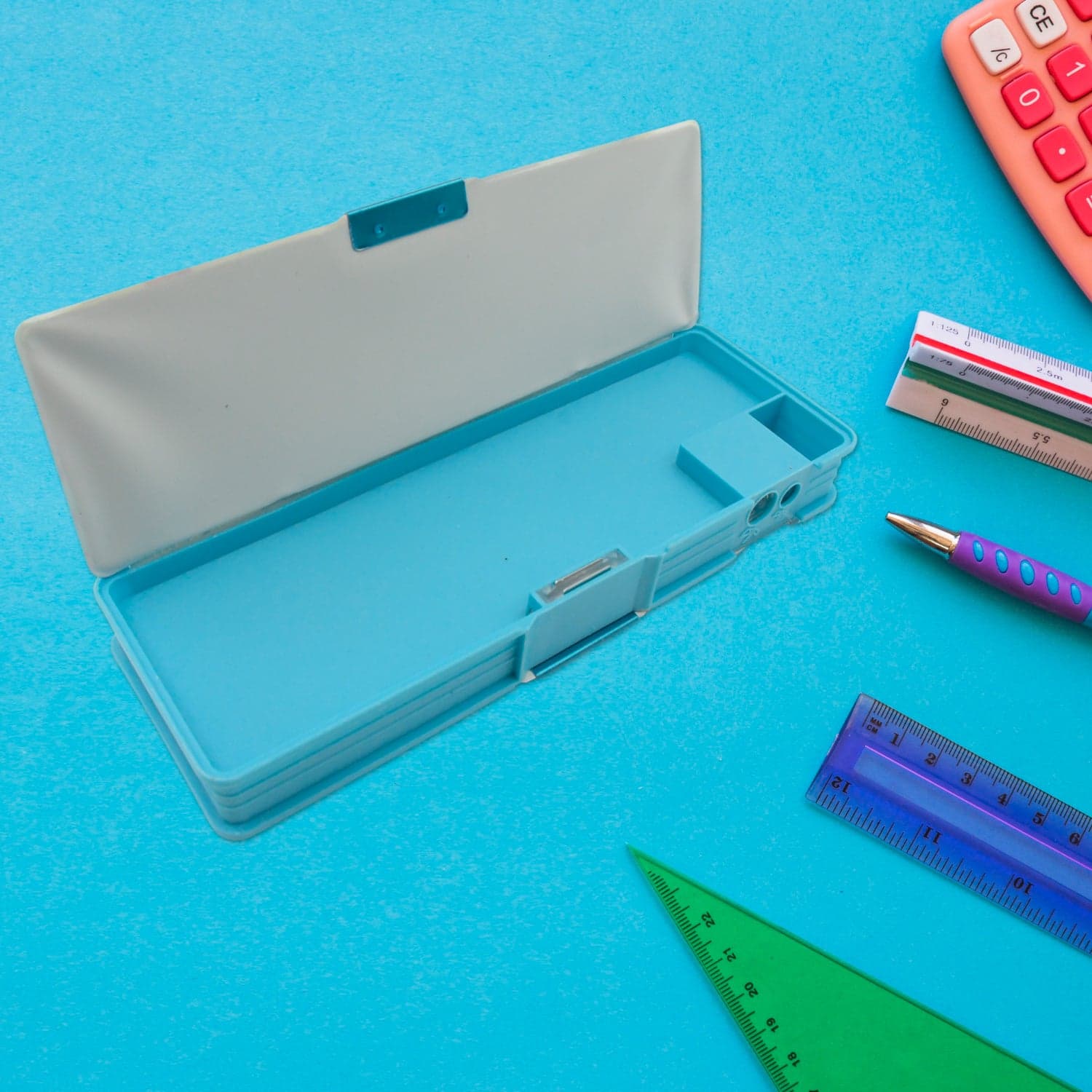 Cartoon Multi-functional Geometry Box with Calculator & Double Sharpener thumbnail 6