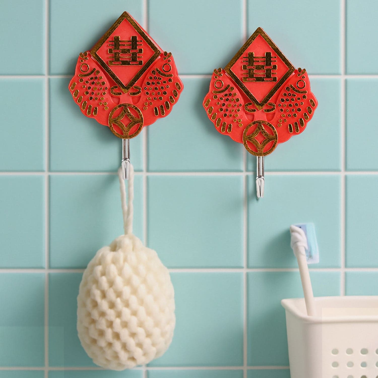 Multipurpose Self-Adhesive Hooks (Heavy Duty): Bathroom, Kitchen, Office thumbnail 6