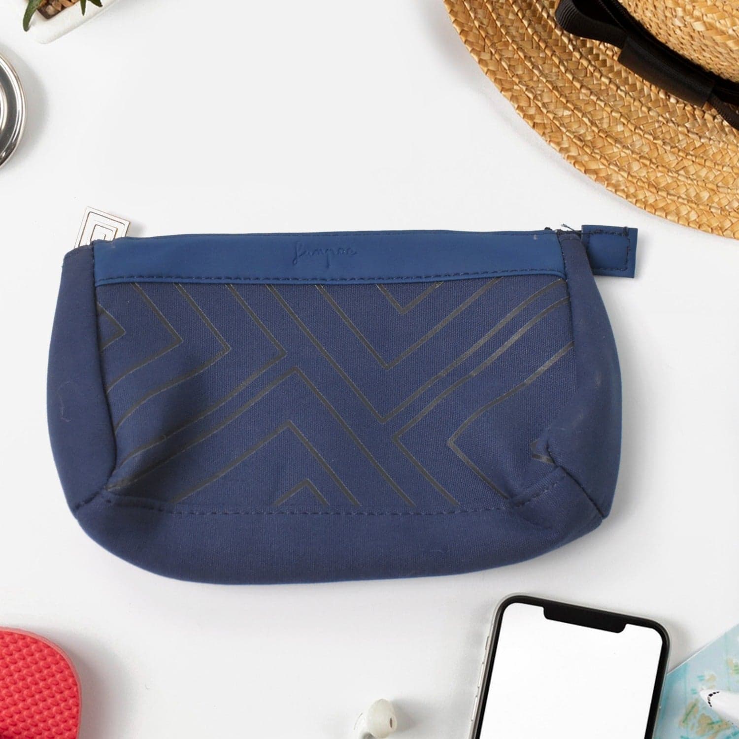 Multipurpose Big Makeup Pouch, Stationery Bag (1 Pc) thumbnail 3