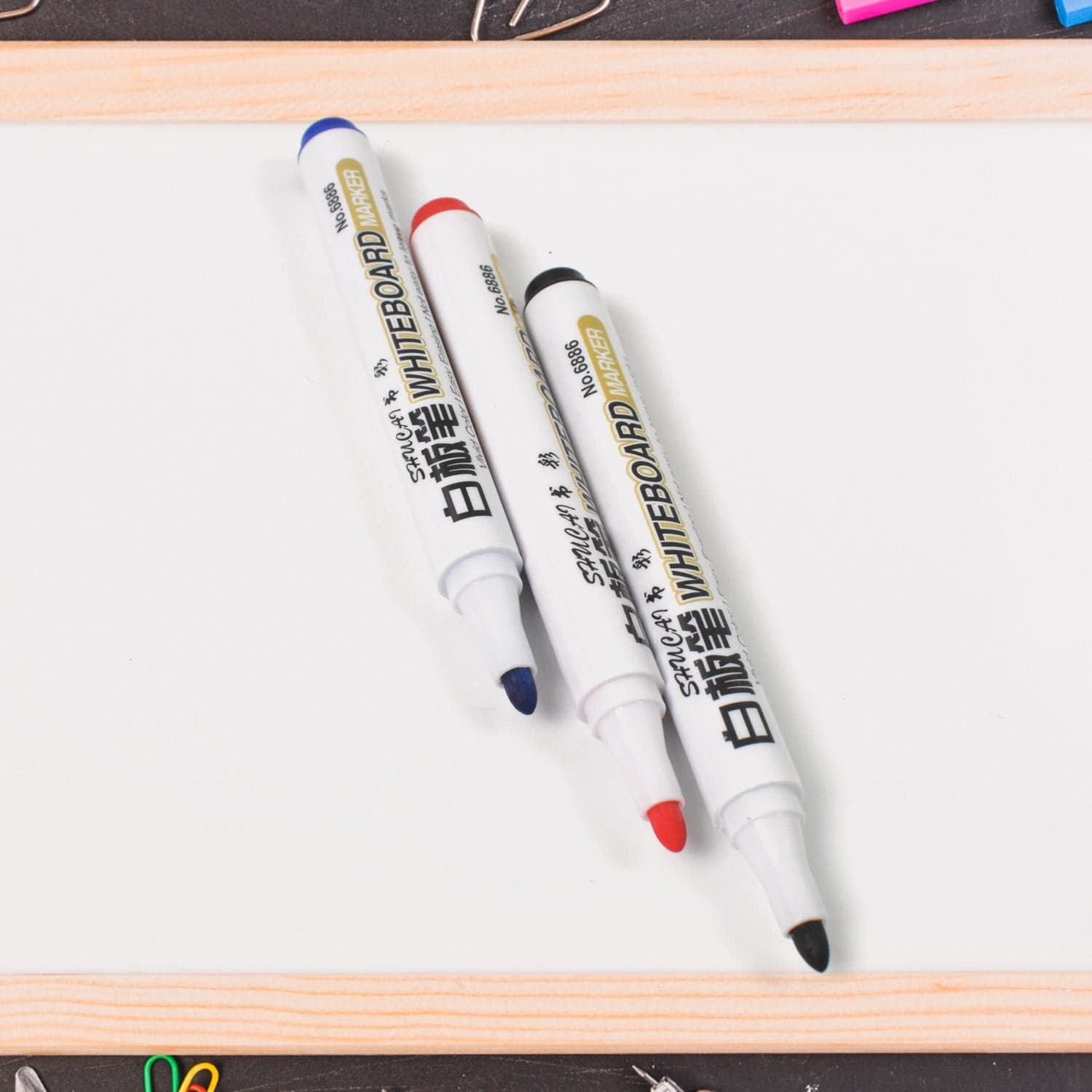 Mix Color Marker Pen used in all kinds of school, college (3 Pcs Set) thumbnail 6