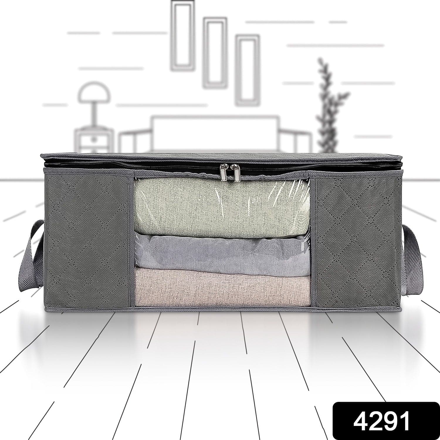 Foldable Storage Organizer Bag 1 Pc thumbnail 1