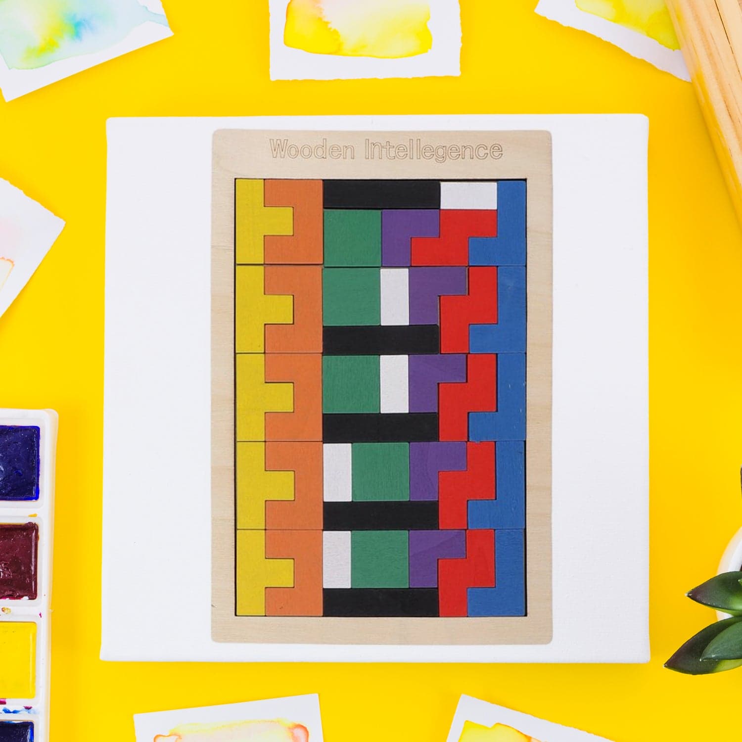Wooden Blocks Puzzle Children's Educational Toys thumbnail 8