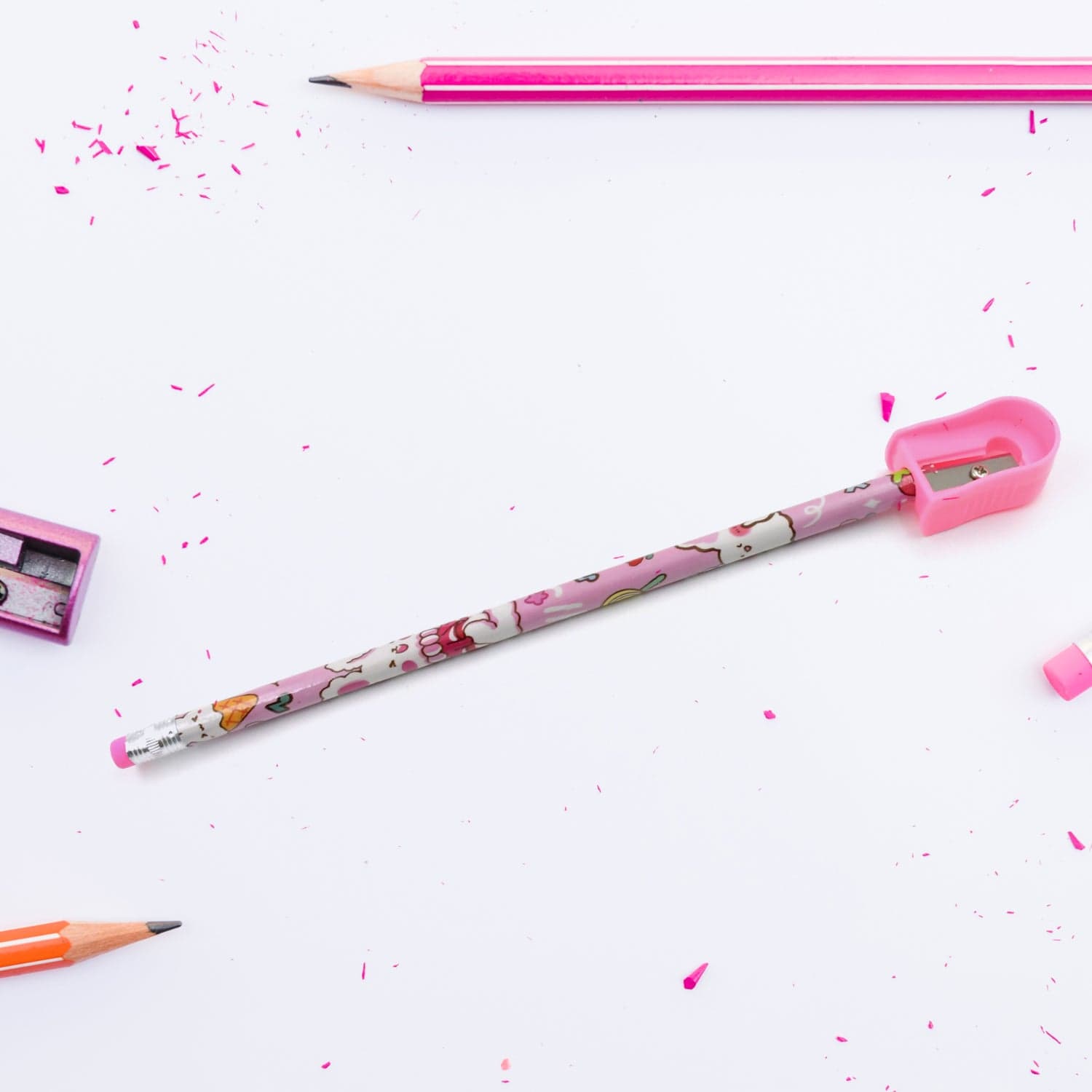 Kids' Stationery Kit: Wooden Pencils, Sharpener, Eraser, Diary (9 Pc Set) thumbnail 8