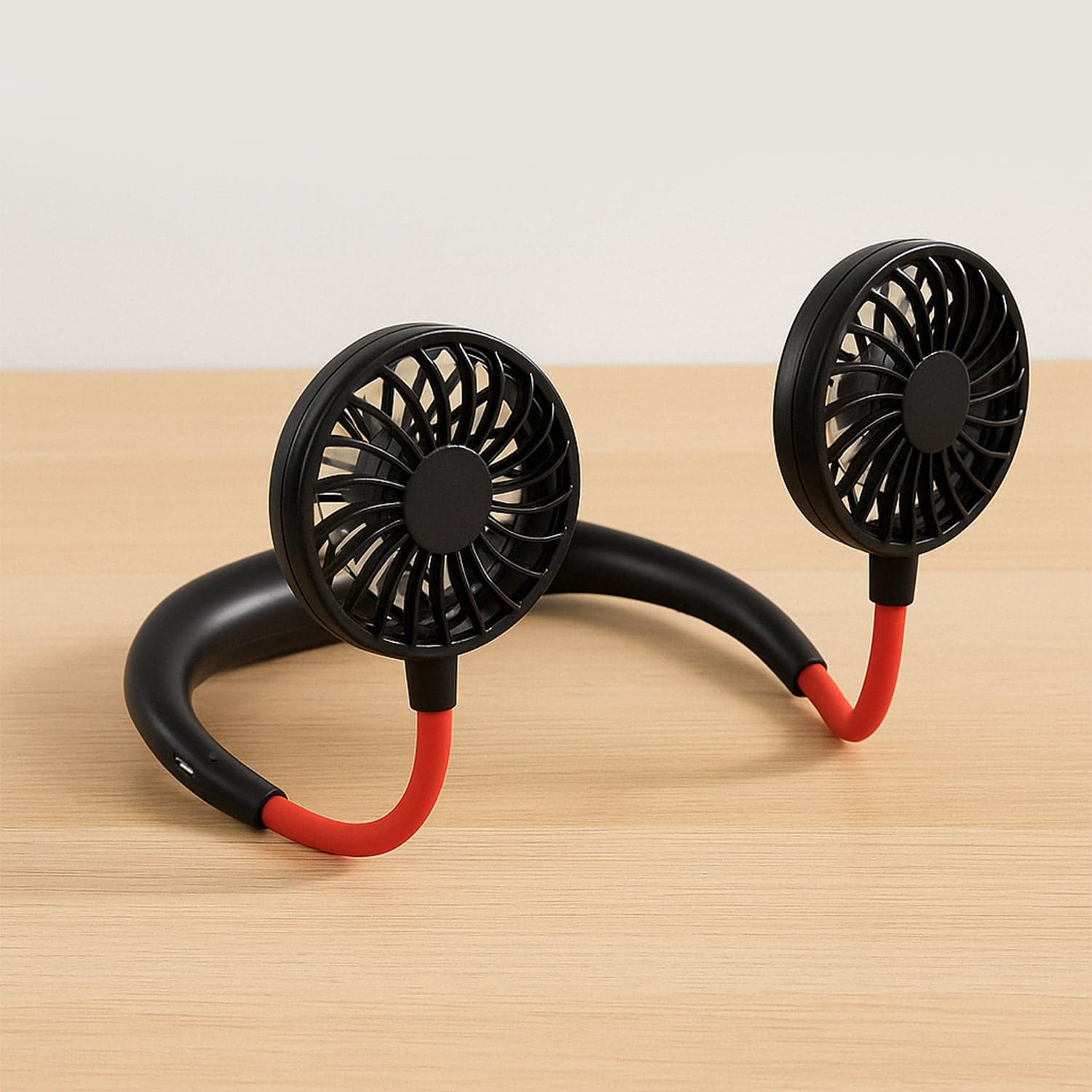 Hand Free Personal Fan - Portable Usb Battery Rechargeable Mini Fan - Headphone Design Wearable Neckband Fan Necklance Fan Cooler Fan For Home thumbnail 3