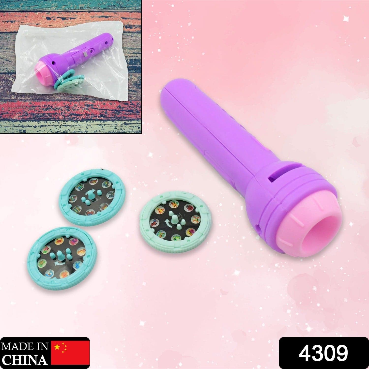 Mini Slide Projector for Kids (3 Slides): Projector Torch, Animated Patterns thumbnail 2