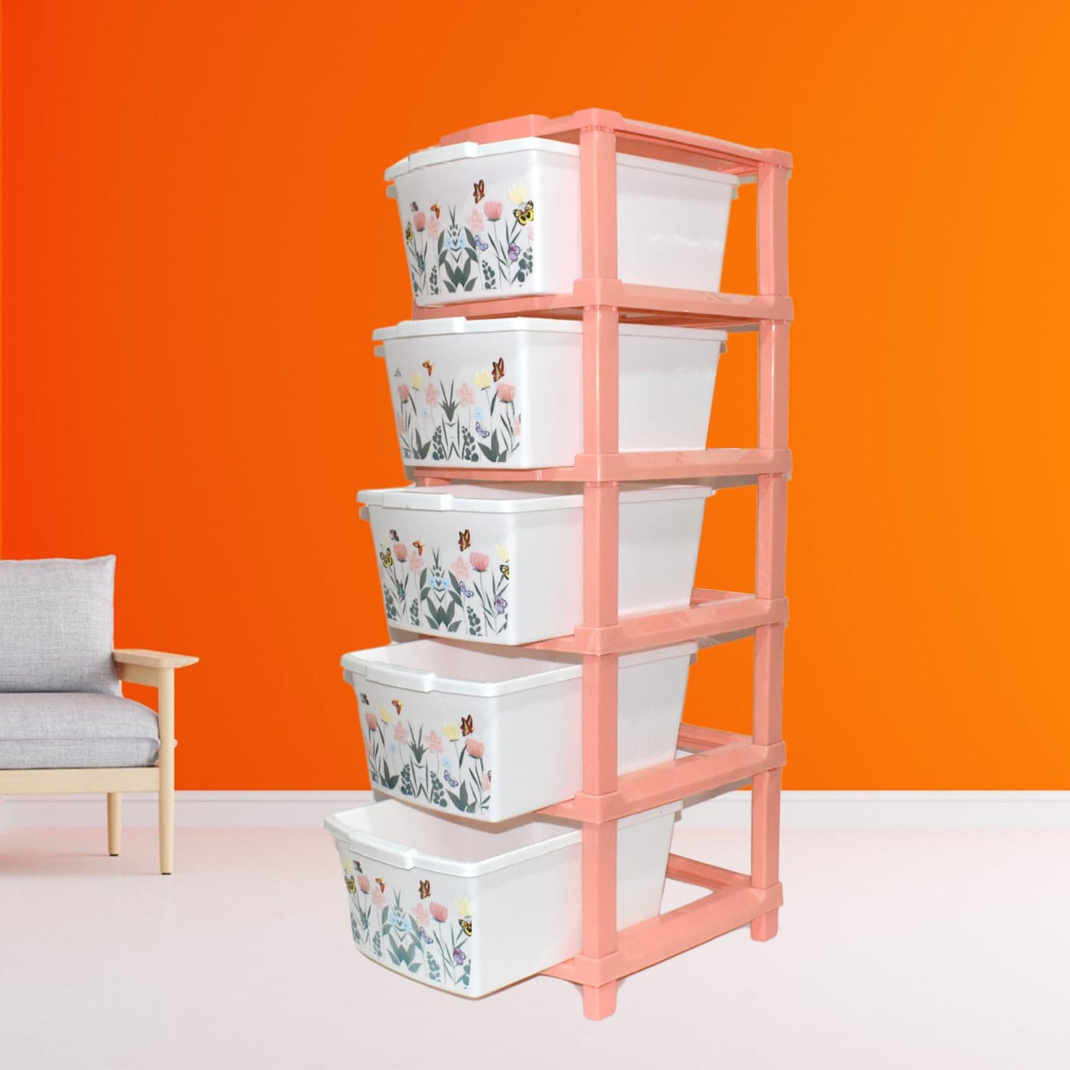 Plastic Smart Wonder Drawer Home Storage & Organization (5 Layer / 1 Pc) thumbnail 1