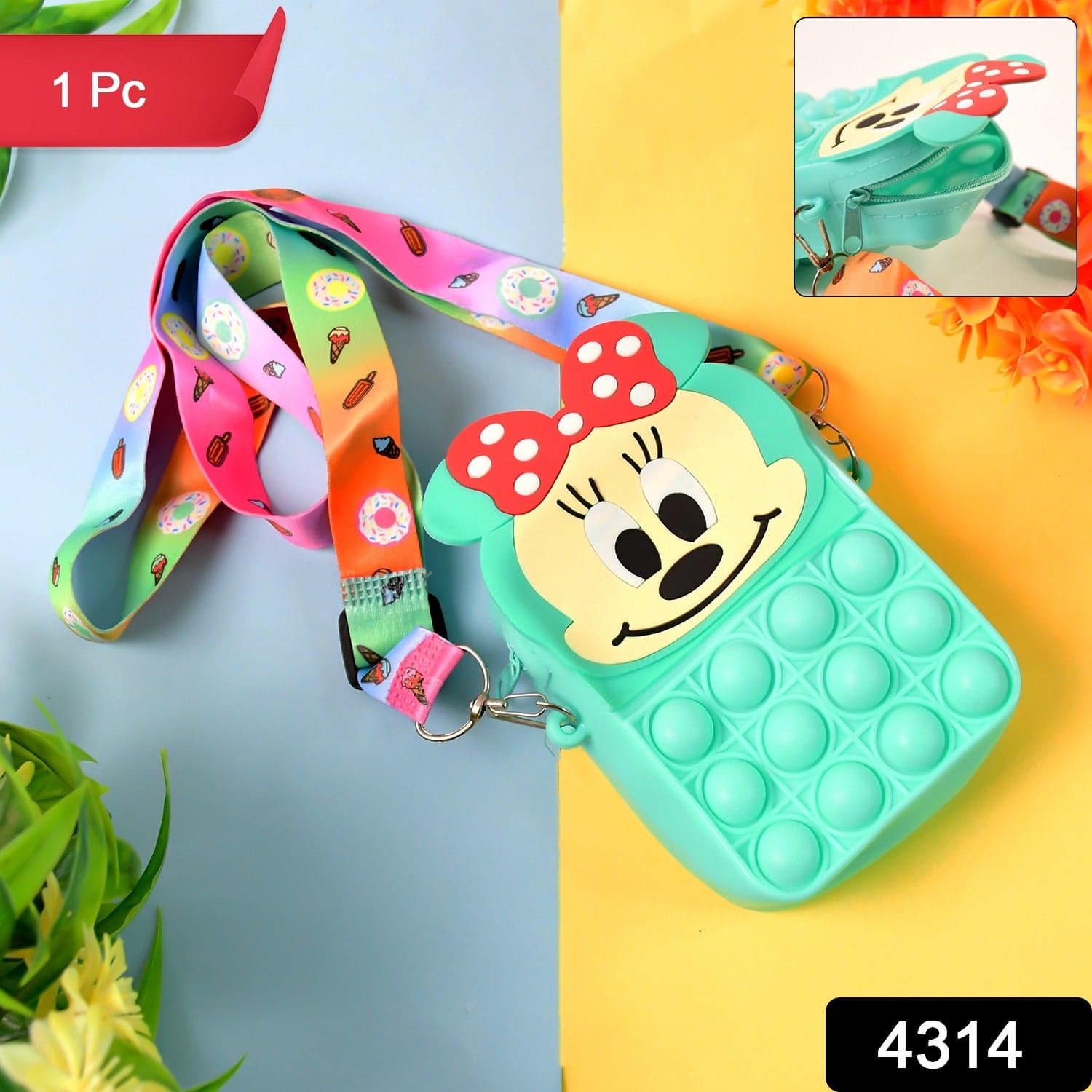 Children's Silicone Bag, Children's Coin Purse (1 Pc) thumbnail 2