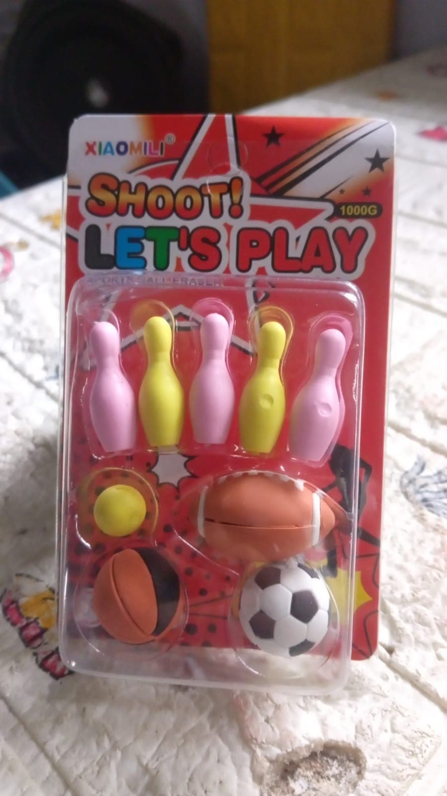 Mini Eraser Set for Kids (9 Pieces) - Fun Designs, Party Favors, School Prizes thumbnail 6
