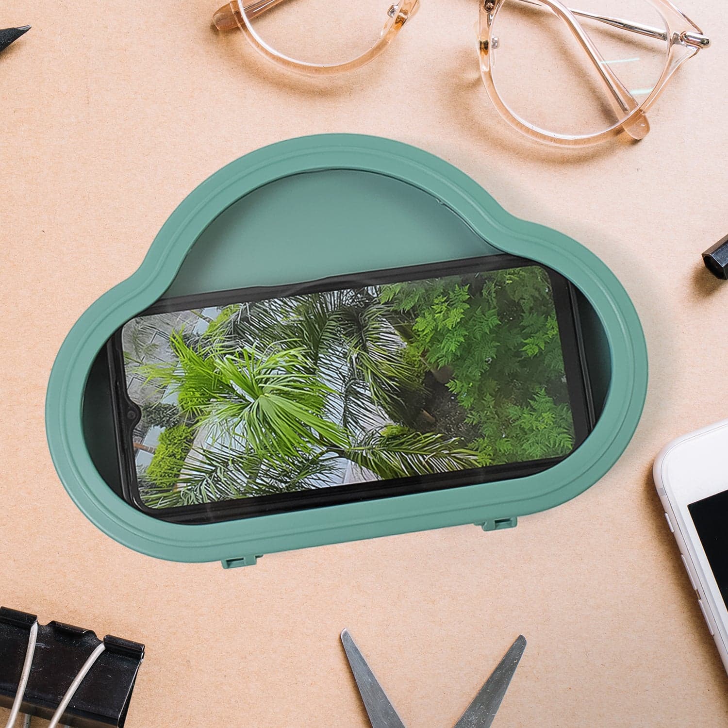 Smartphone / Mobile Stand, Waterproof Case, Smartphone Stand Case (1 Pc / Green colour) thumbnail 4