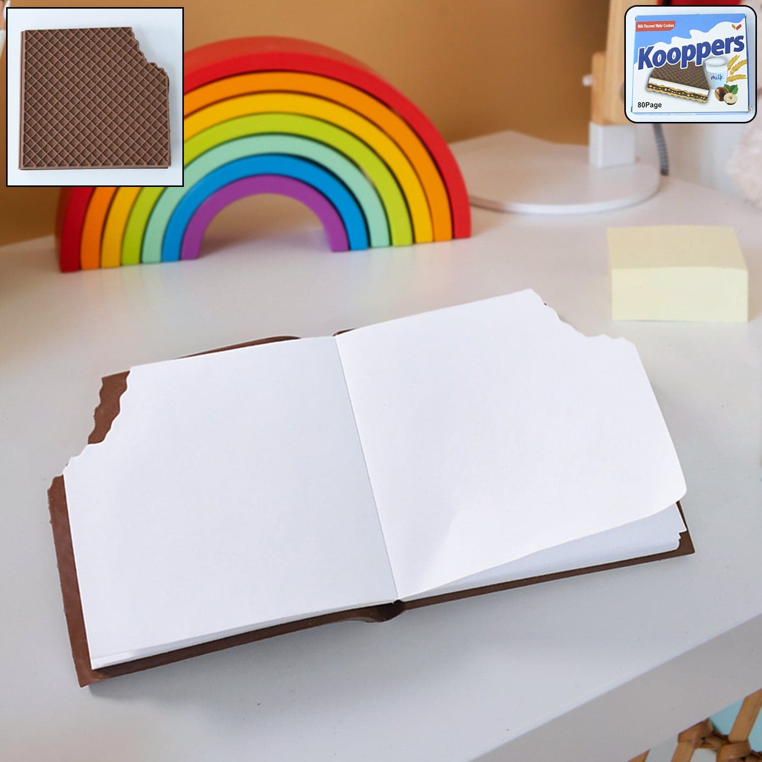 Chocolate Diary Notebooks Original Chocolate Smell Writing Practice Book Early Learning Copybook Premium Chocolate Book ( 1Pc Book ) thumbnail 1