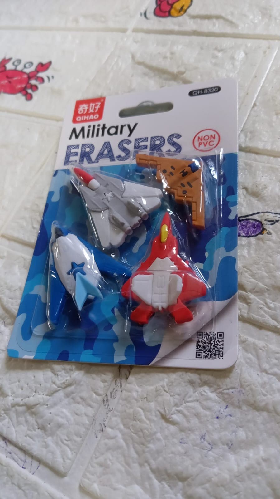 Fun Erasers for Kids: Gun & Plane Shapes (4-Pack, Gift Set) thumbnail 8